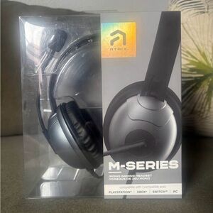 Over-Ear Headphones in Black and Silver